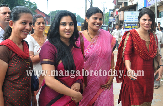 Actress Ramya in Mangalore